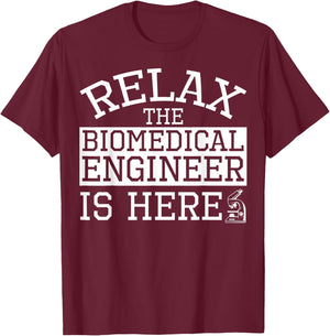 Biomedical Engineering Apparel - Best Funny Engineers Design T-Shirt - T-Shirt | Maroon