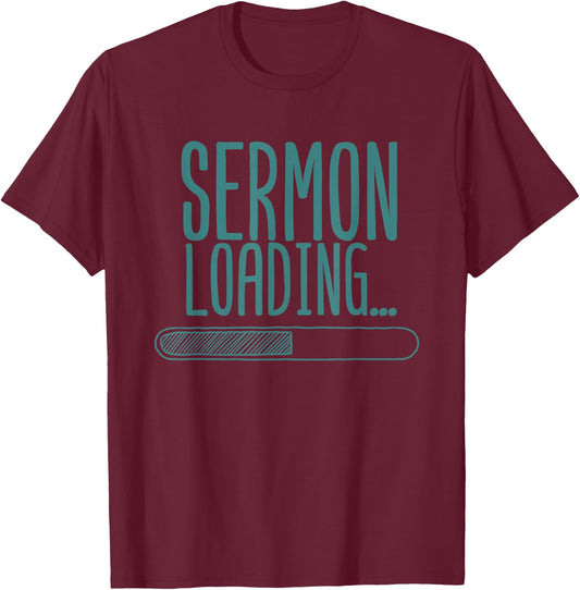 Funny Pastor Appreciation Gift | Cute Preaching Men Women T-Shirt - T-Shirt | Maroon
