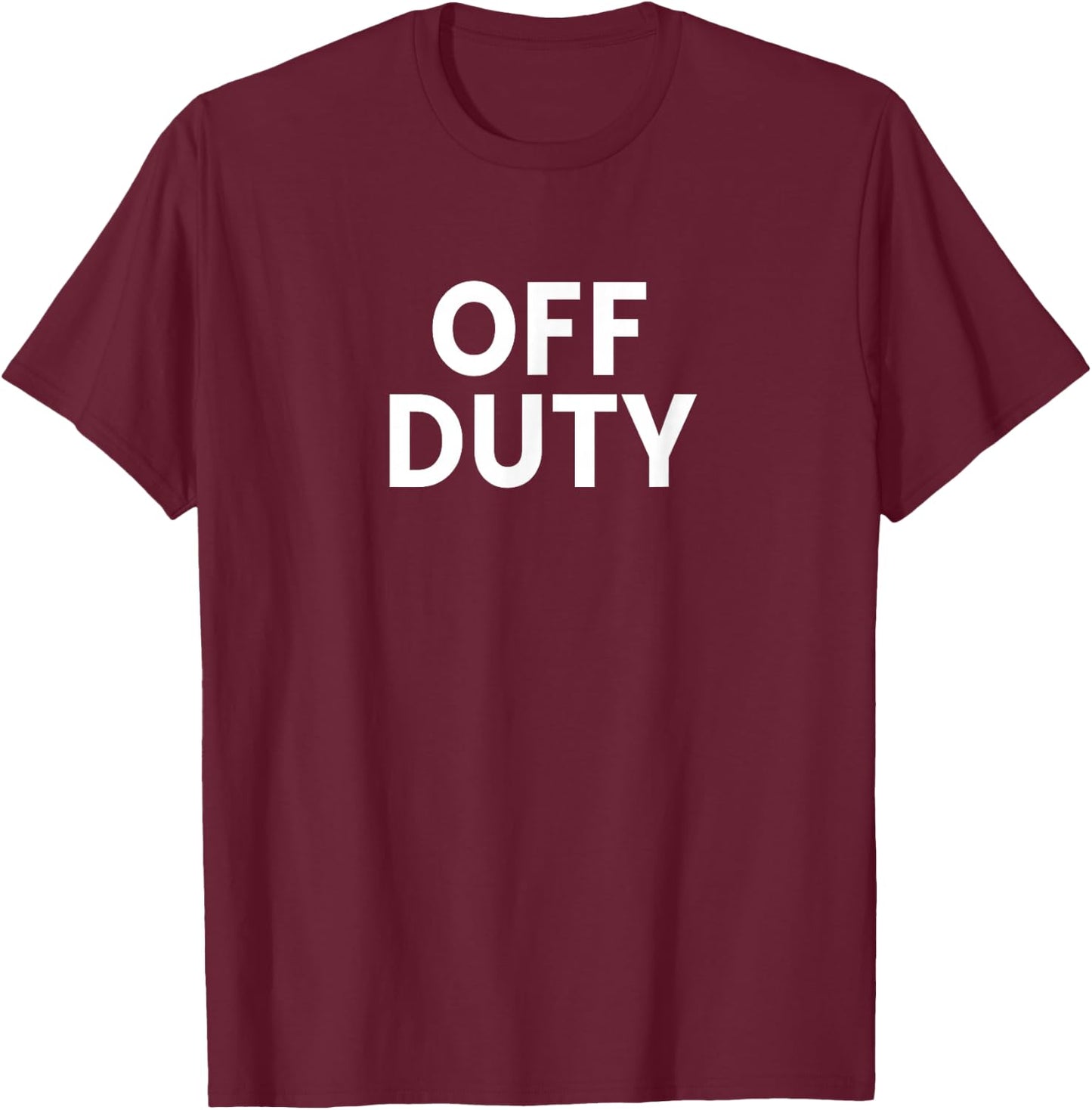 Off Duty T-Shirt - T-Shirt | Maroon