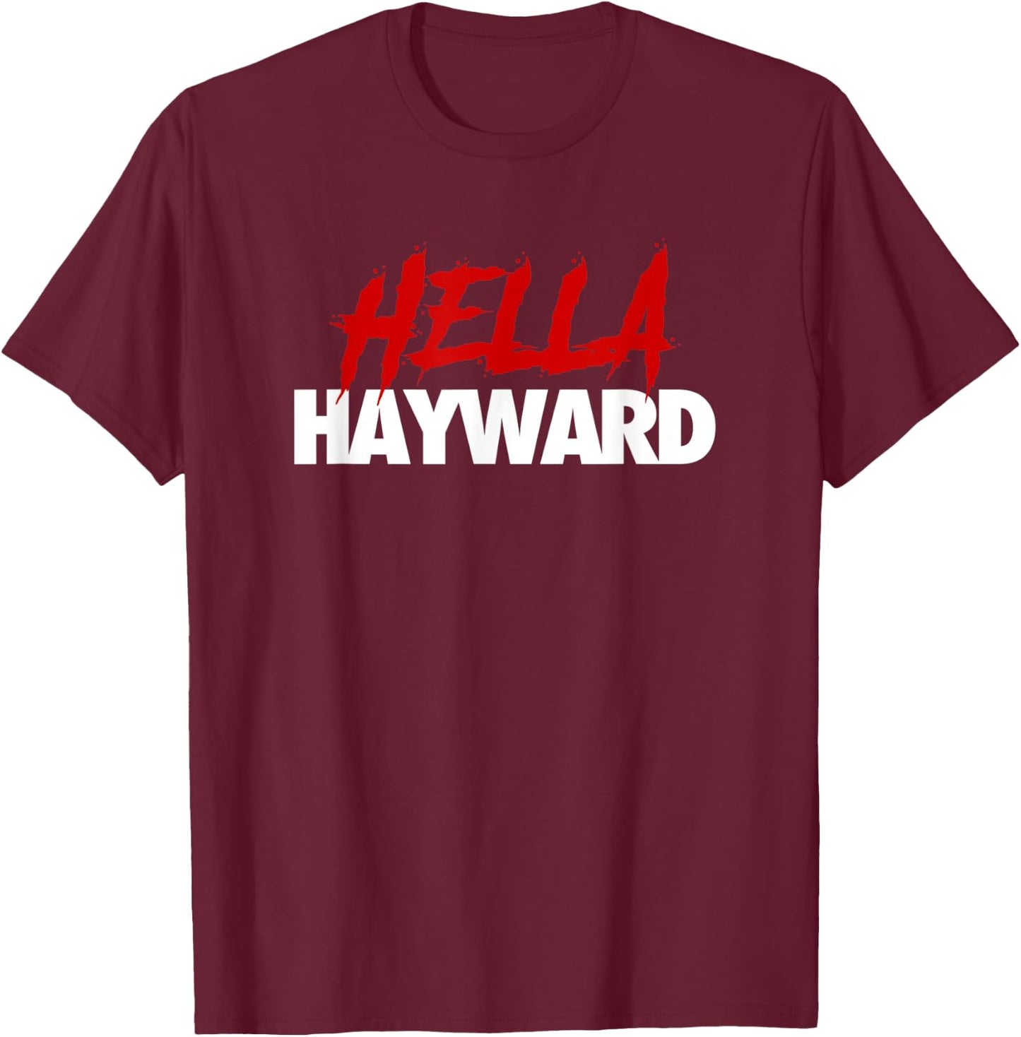 Hella Hayward, Hella Hayward shirt, Hayward Heart of the bay T-Shirt - T-Shirt | Maroon