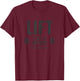 Weightlifting Mom Lift Like A Mama Mothers Day T-Shirt - T-Shirt | Maroon