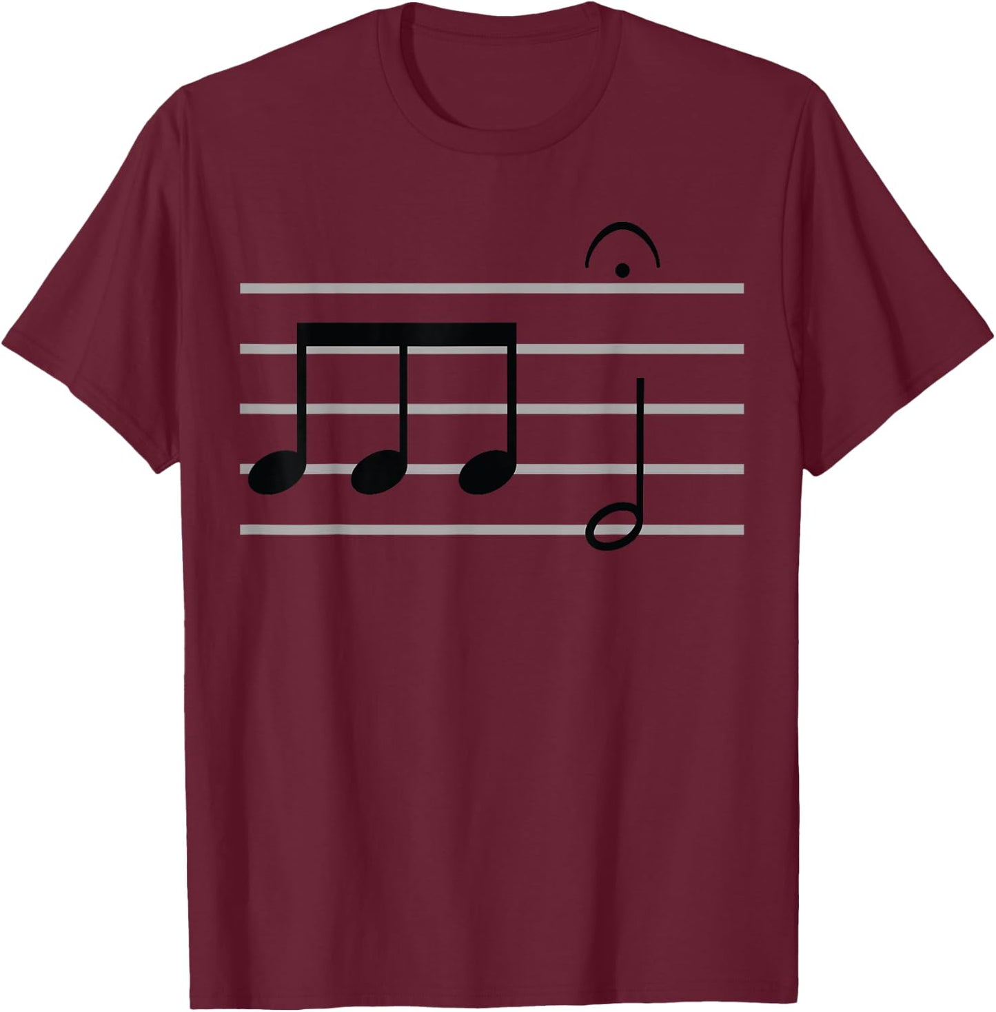 Ludwig van Beethoven's 5th Symphony Classical Music T-Shirt - T-Shirt | Maroon