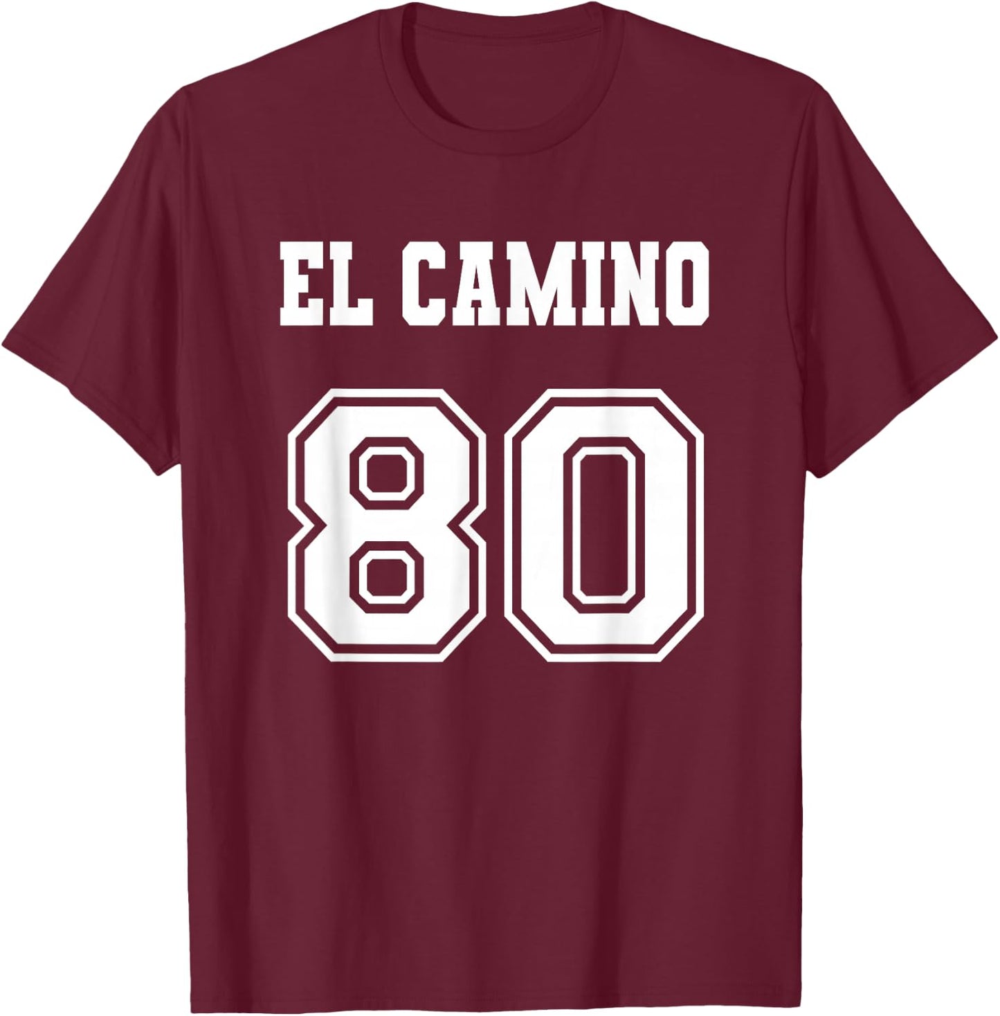 Jersey Style El Camino 80 1980 T-Shirt - T-Shirt | Maroon