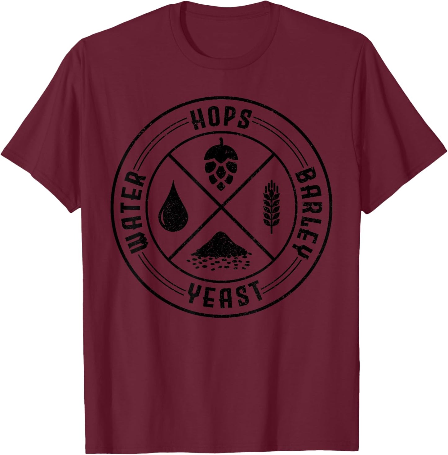 Beer Craft Beer Brewer Brewer Beer Brewer Gift T-Shirt - T-Shirt | Maroon