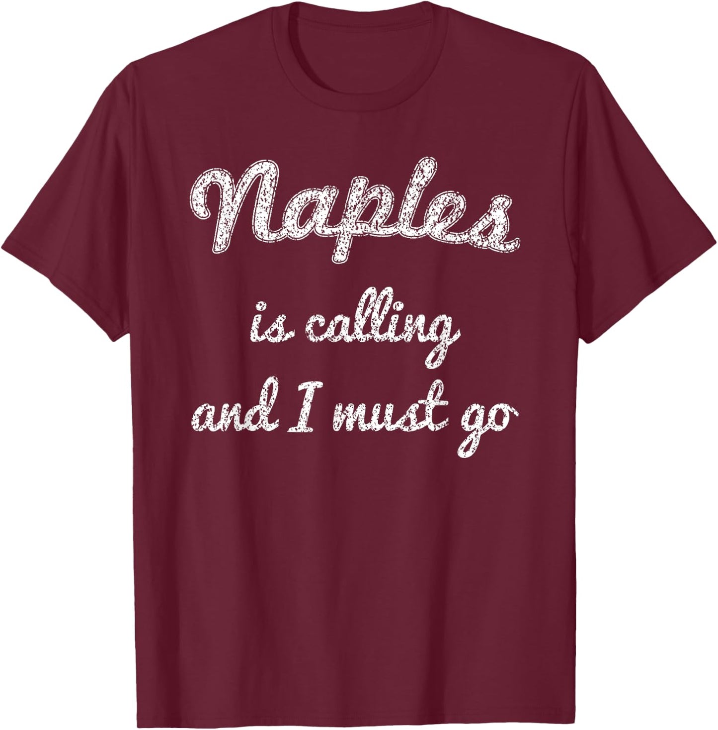 NAPLES FL FLORIDA Funny City Trip Home Roots USA Gift T-Shirt - T-Shirt | Maroon