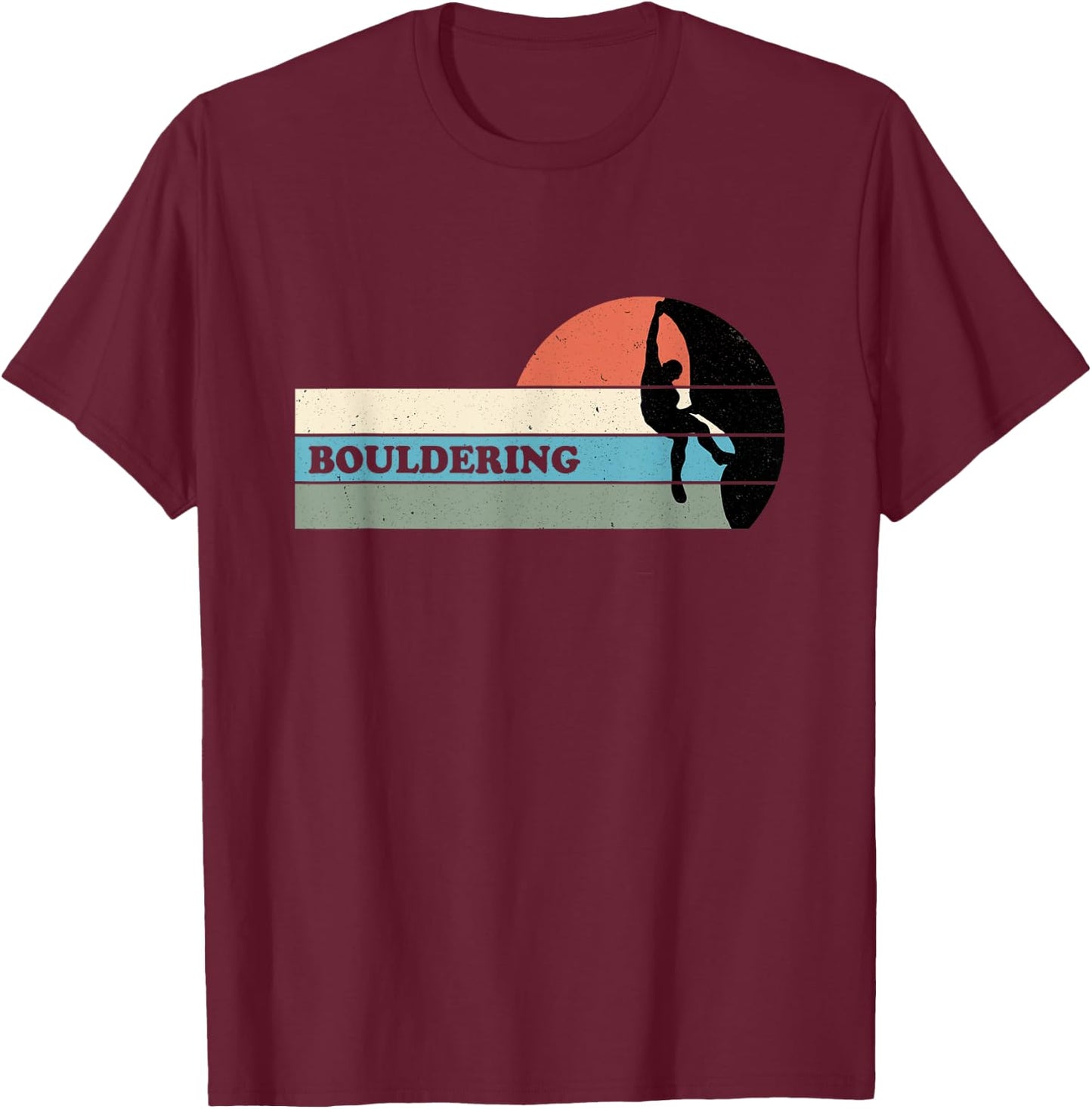 Bouldering T-Shirt - T-Shirt | Maroon