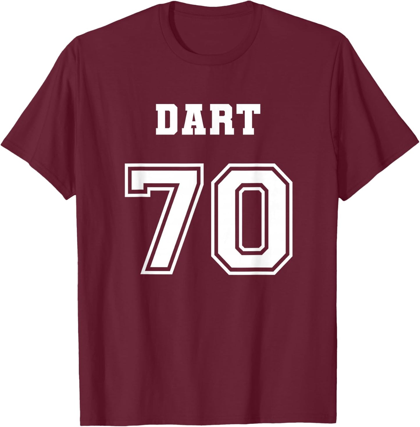 Jersey Style Dart 70 1970 Old School Muscle Classic Car T-Shirt - T-Shirt | Maroon
