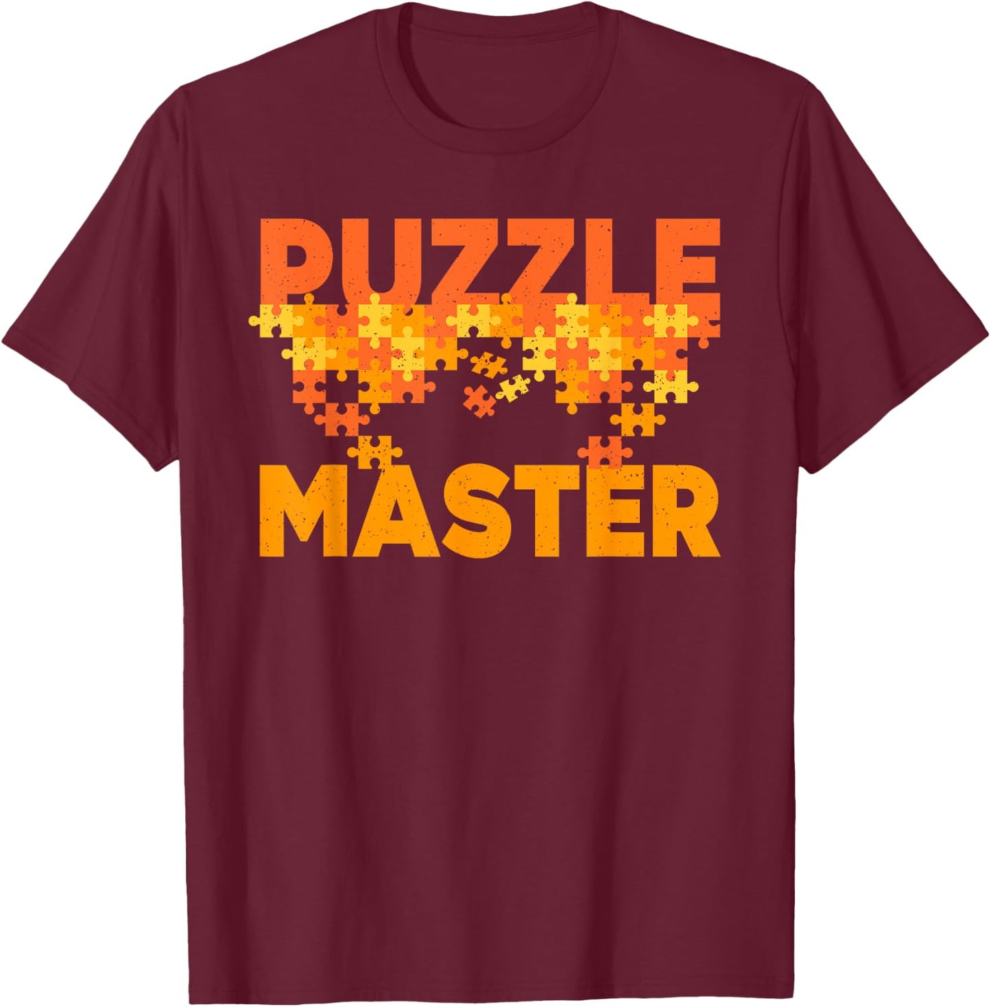 Cool Puzzle Master Women Jigsaw Piece Puzzle Lovers T-Shirt - T-Shirt | Maroon
