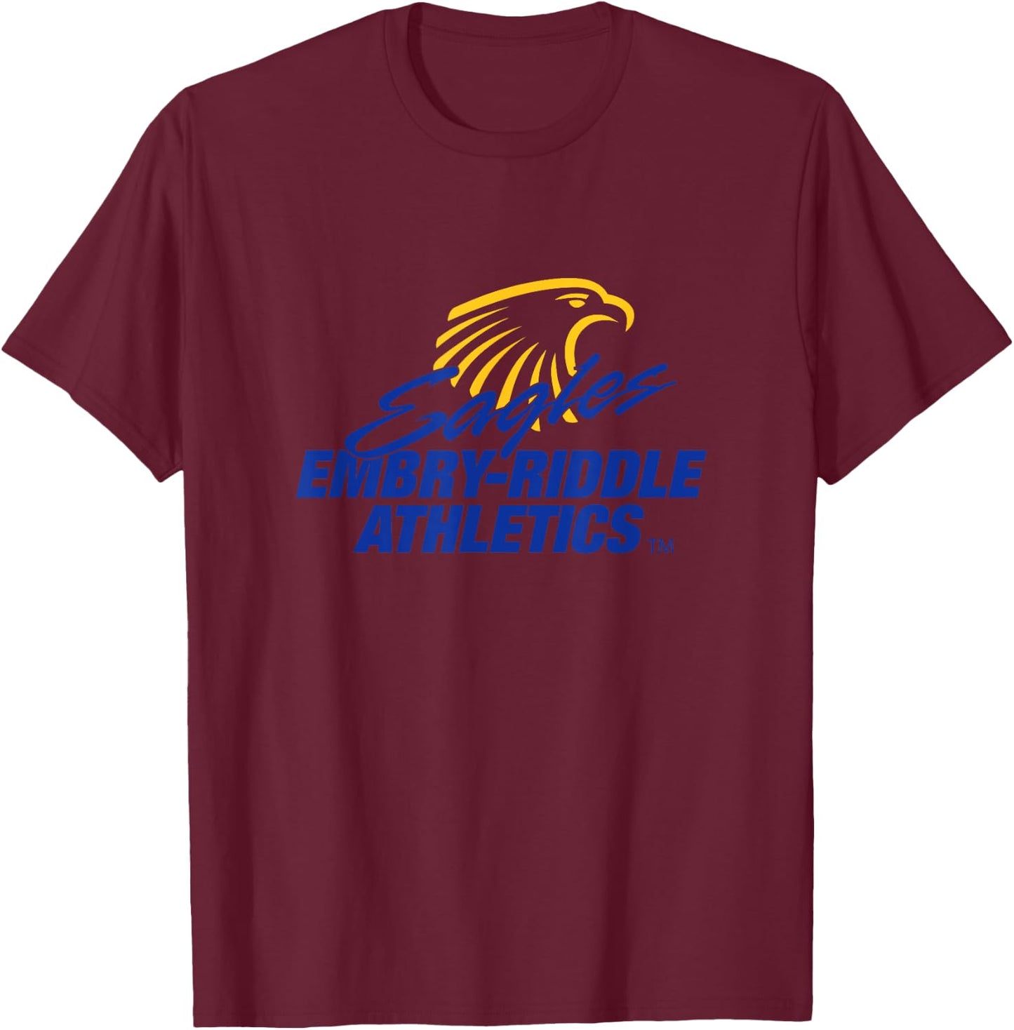 License Champs | Embry Riddle Eagles -Youth Black T-Shirt - T-Shirt | Maroon