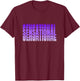 Purple Sensational Purple Color Graphic T-Shirt - T-Shirt | Maroon