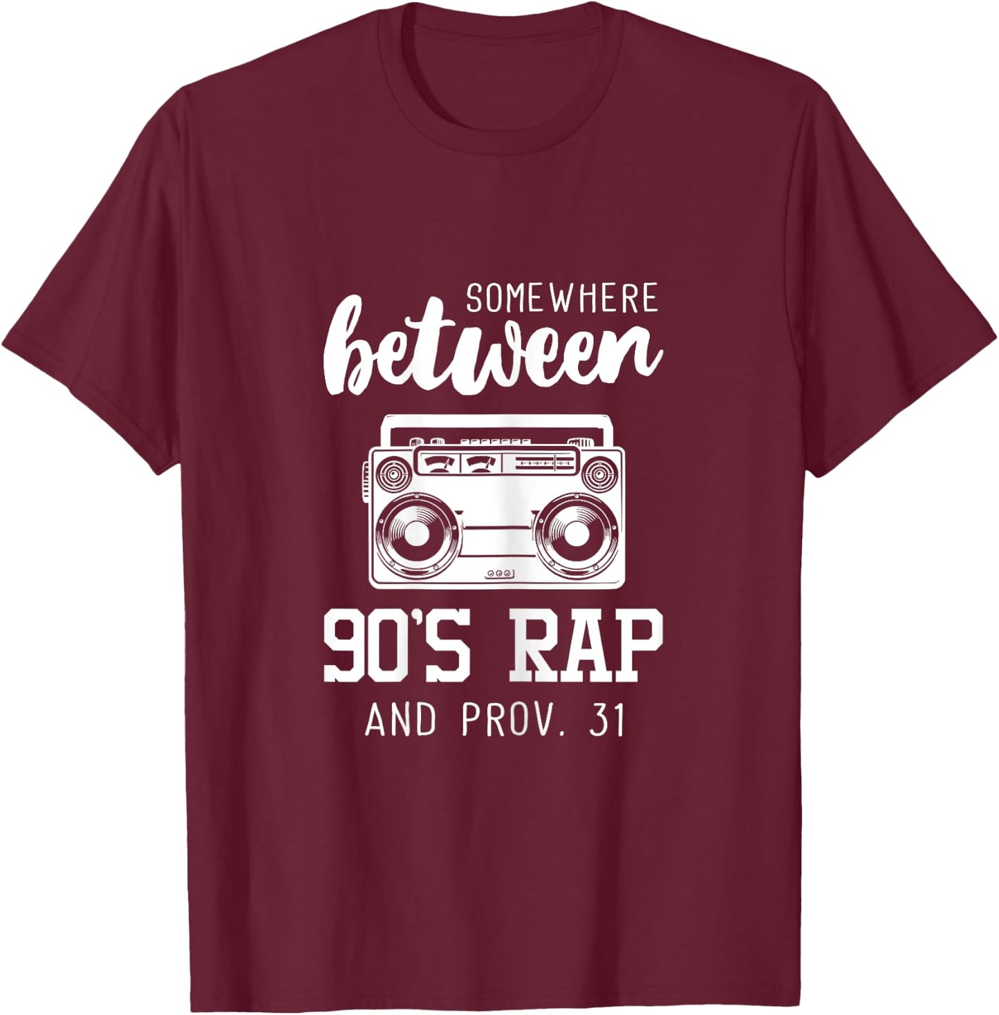 Proverbs 31 Shirt Bible Verse Christian Gift Funny T-Shirt - T-Shirt | Maroon