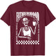 Fatherhood Tour Some Days I Rock It Some Days It Rocks Me T-Shirt - T-Shirt | Maroon