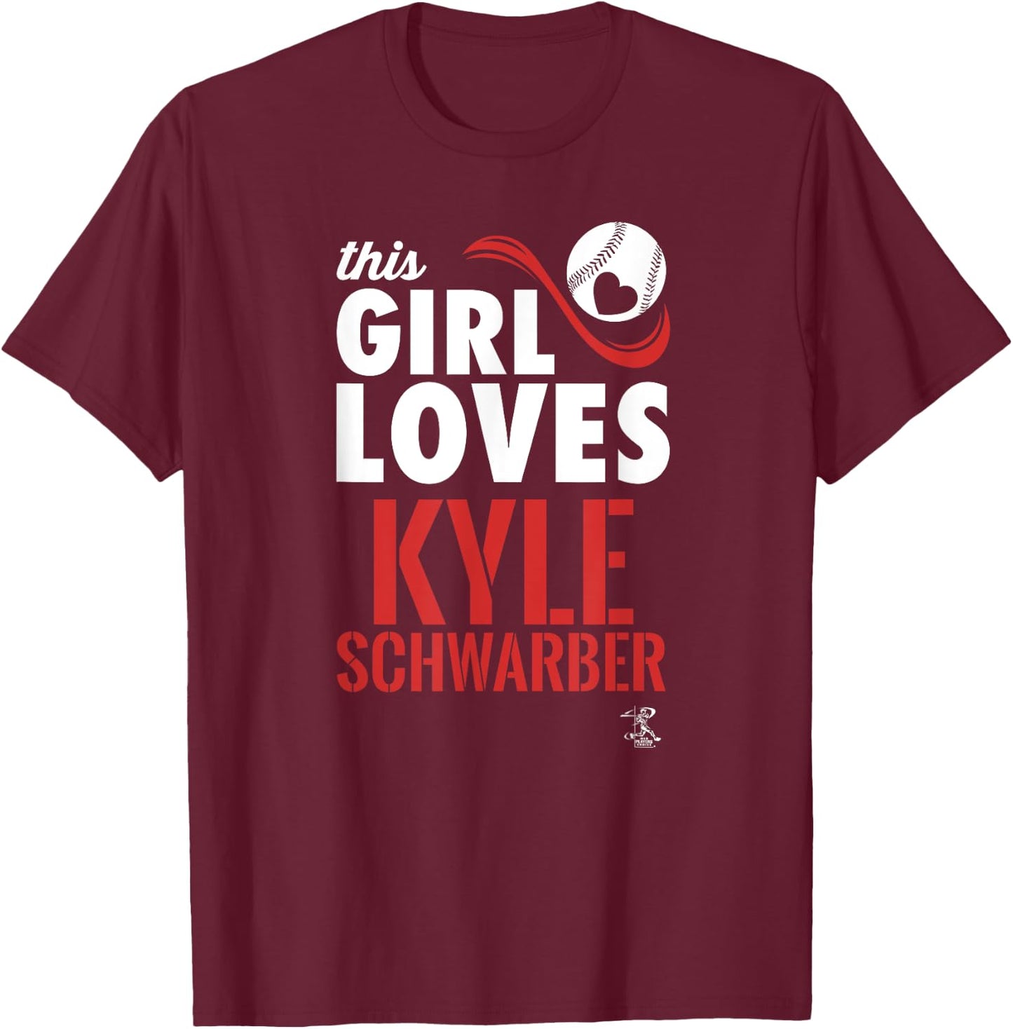 Kyle Schwarber This Girl Loves Gameday T-Shirt - T-Shirt | Maroon