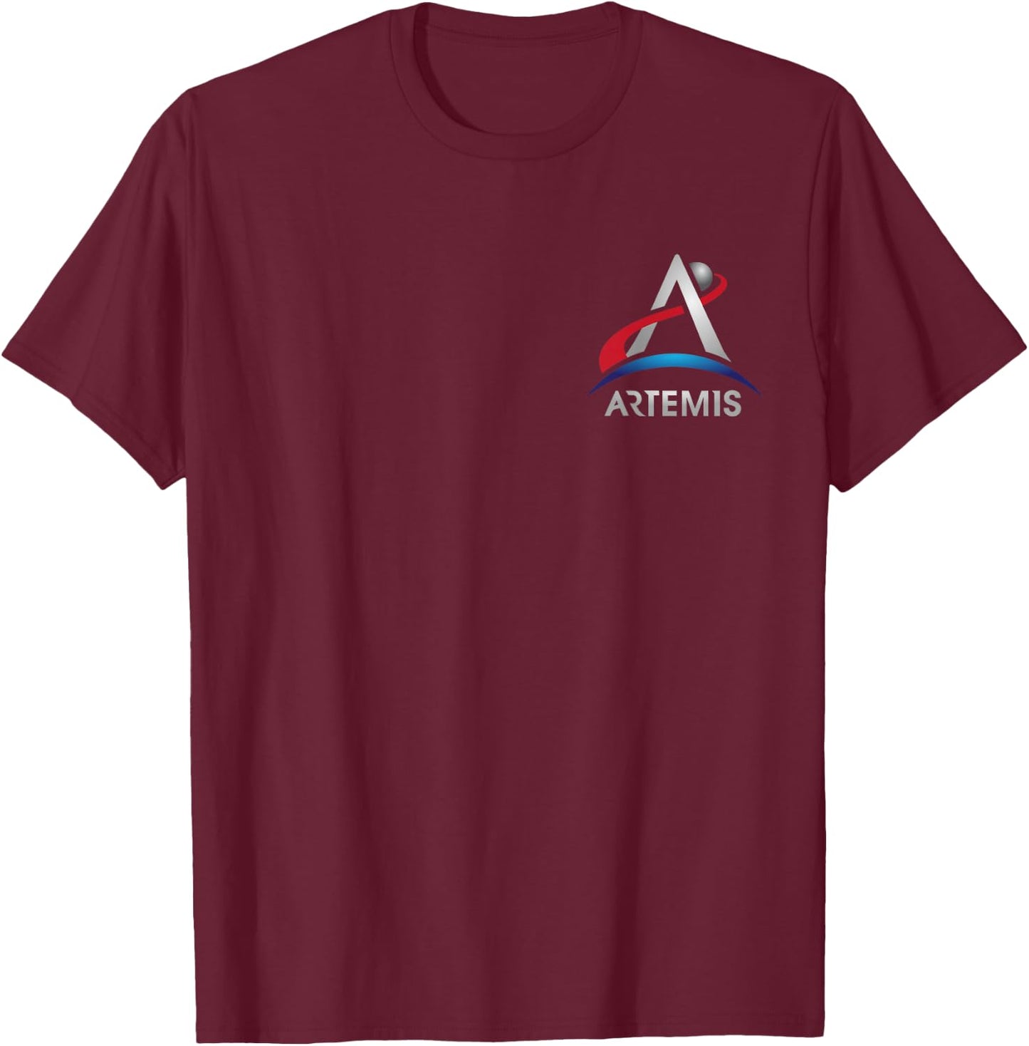 Artemis Return to The Moon Program Space Exploration T-Shirt - T-Shirt | Maroon