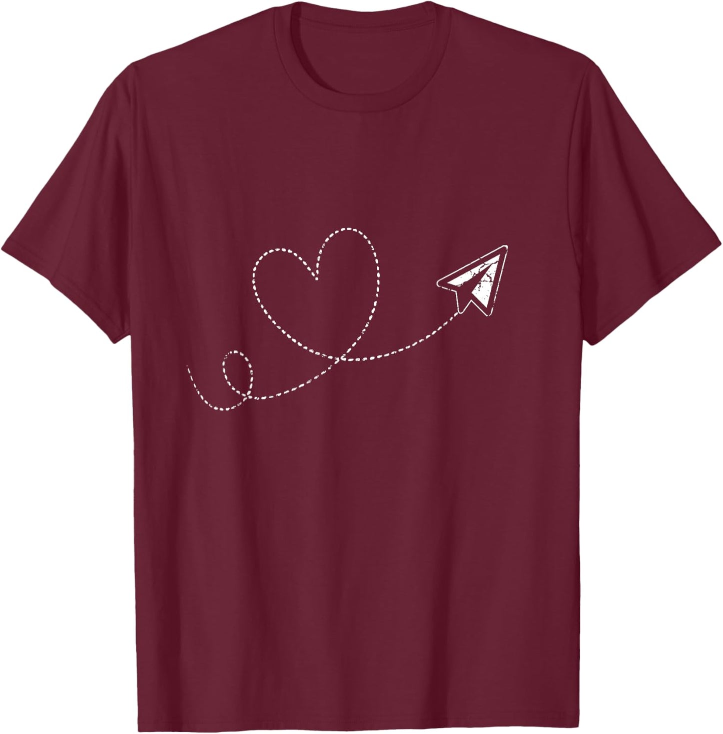 Paper aircraft paper T-Shirt - T-Shirt | Maroon