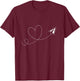 Paper aircraft paper T-Shirt - T-Shirt | Maroon