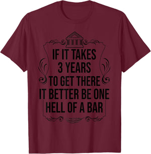 Funny Future Lawyer Student Gift | Cute Law School Bar Exam T-Shirt - T-Shirt | Maroon