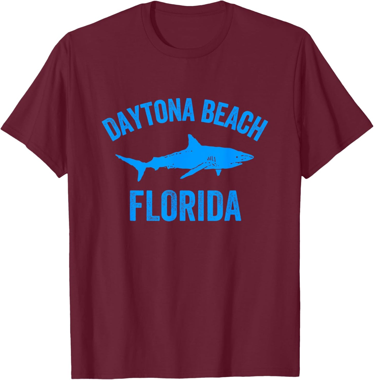 Daytona Beach Shark | Daytona Beach Florida Gift Men Women Girls Kids T-Shirt - T-Shirt | Maroon