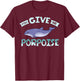 Vaquita Porpoise Dolphin Marine Biologist T-Shirt - T-Shirt | Maroon