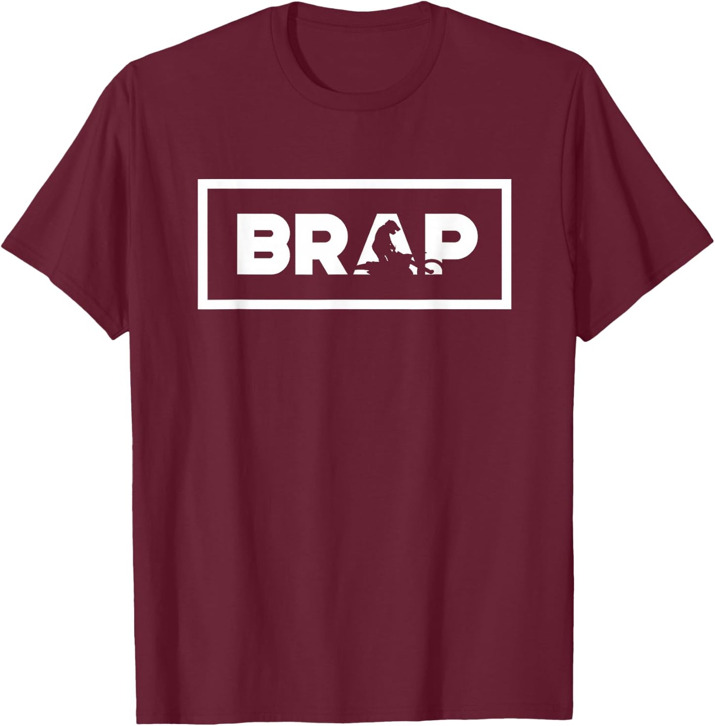 Brap Dirt Bike Motocross T-Shirt - T-Shirt | Maroon