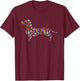 Dachshund Heart Silhouette Gift Owner Dachshunds Dog Lover T-Shirt - T-Shirt | Maroon