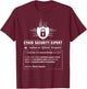 Funny Cyber Security Definition Programmer IT Nerd T-Shirt - T-Shirt | Maroon