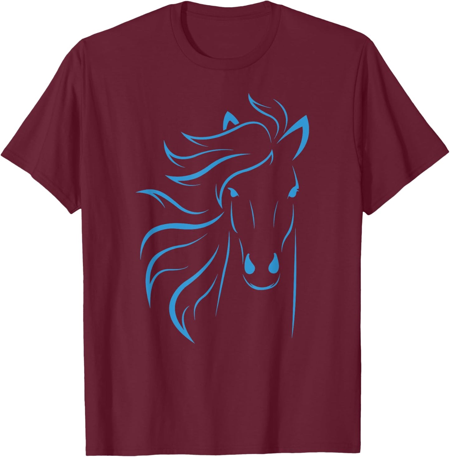 Horse Lover Gifts Women's Equestrian Men Horseback Riding T-Shirt - T-Shirt | Maroon