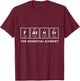 Periodic Table Presenfor dads, Father the Essential Element T-Shirt - T-Shirt | Maroon