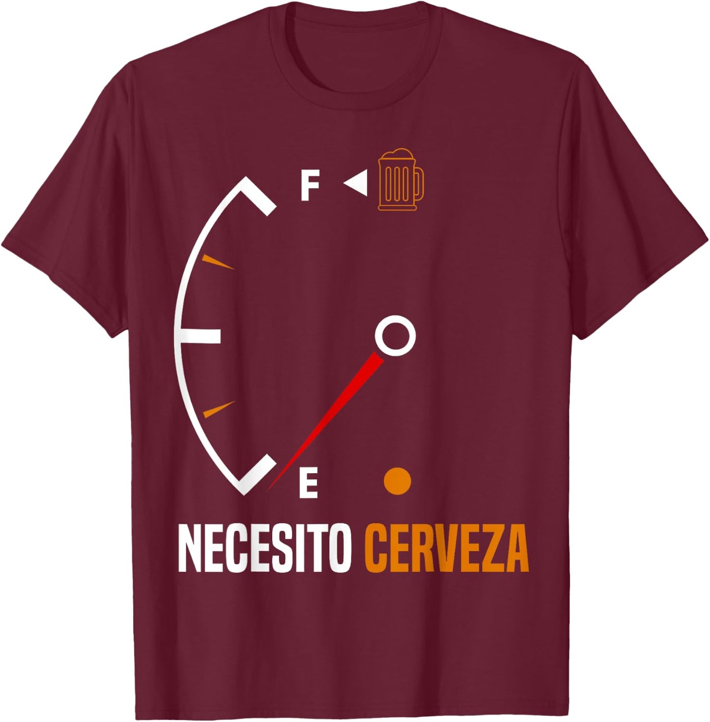 Mexican beer necesito cerveza cool & funny sayings T-Shirt - T-Shirt | Maroon