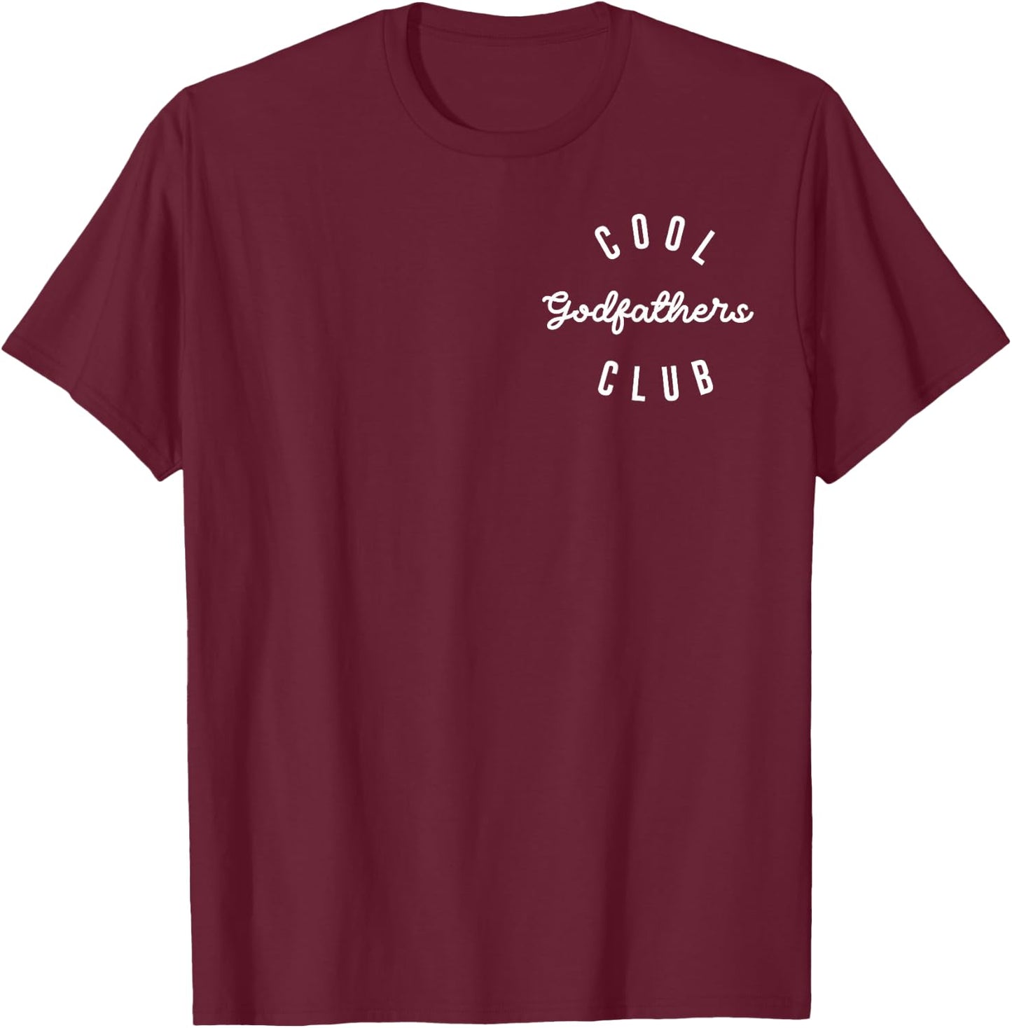 Cool Godfathers Club, Pregnancy Announcement Cool Pop T-Shirt - T-Shirt | Maroon