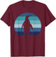 Antartica Animal Gift Retro Penguin T-Shirt - T-Shirt | Maroon