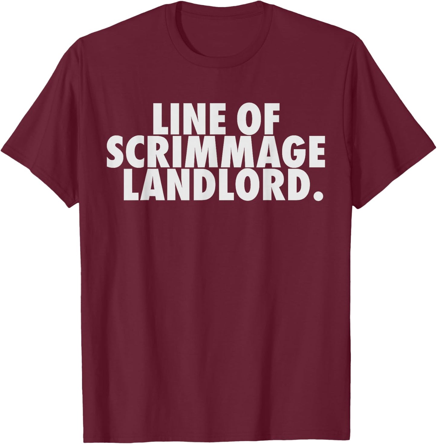 Offensive Line Shirt Lineman Christmas Gift Funny Football T-Shirt - T-Shirt | Maroon