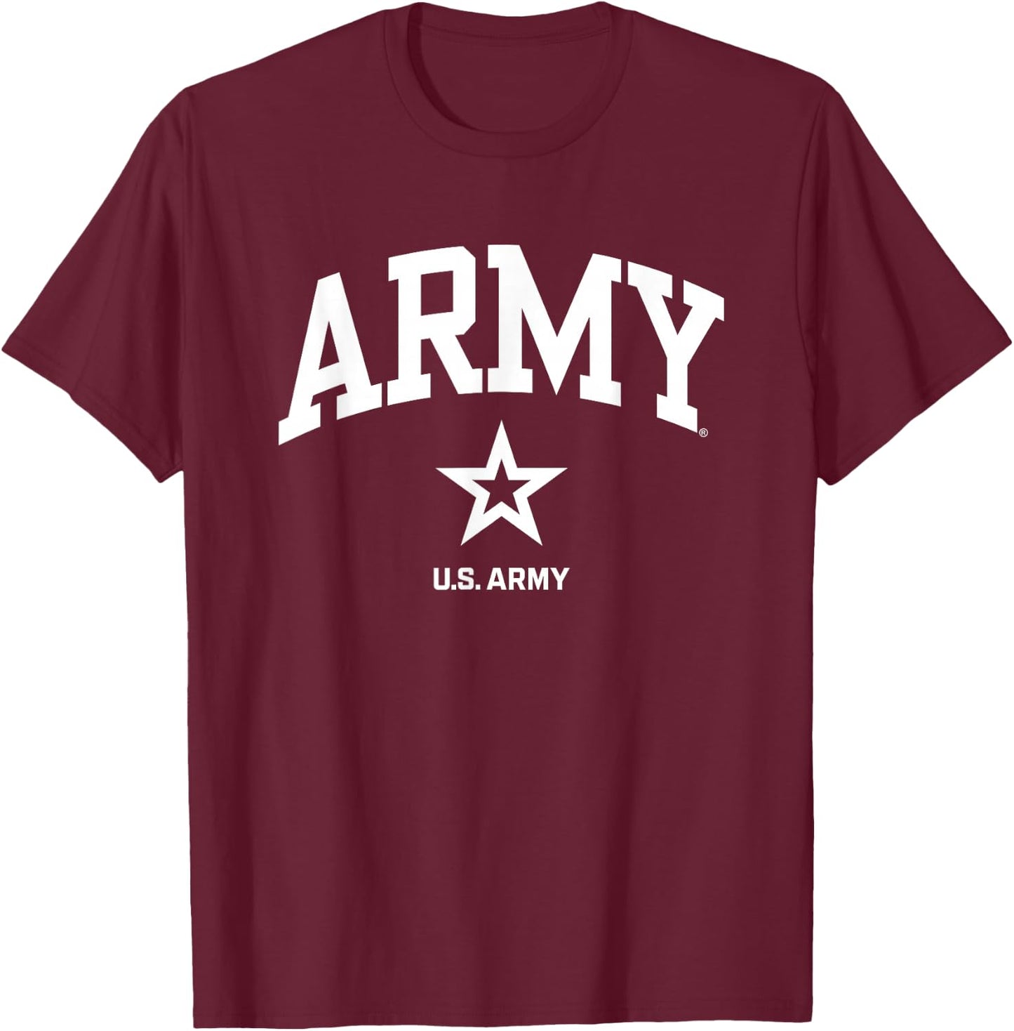 Army United States Military Standard Officially Licensed T-Shirt - T-Shirt | Maroon