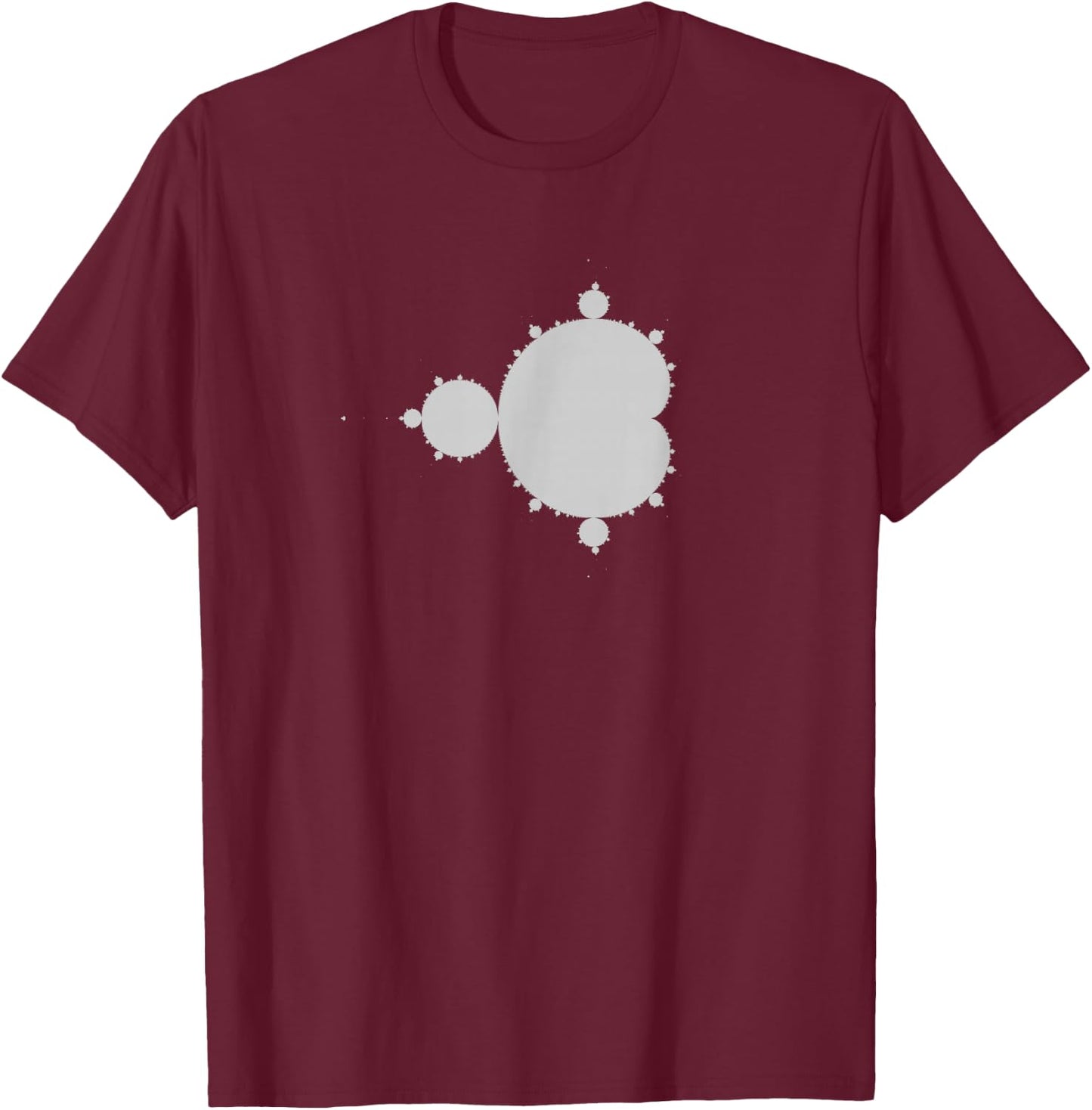 The Mandelbrot Set - Classic Grey T-Shirt - T-Shirt | Maroon
