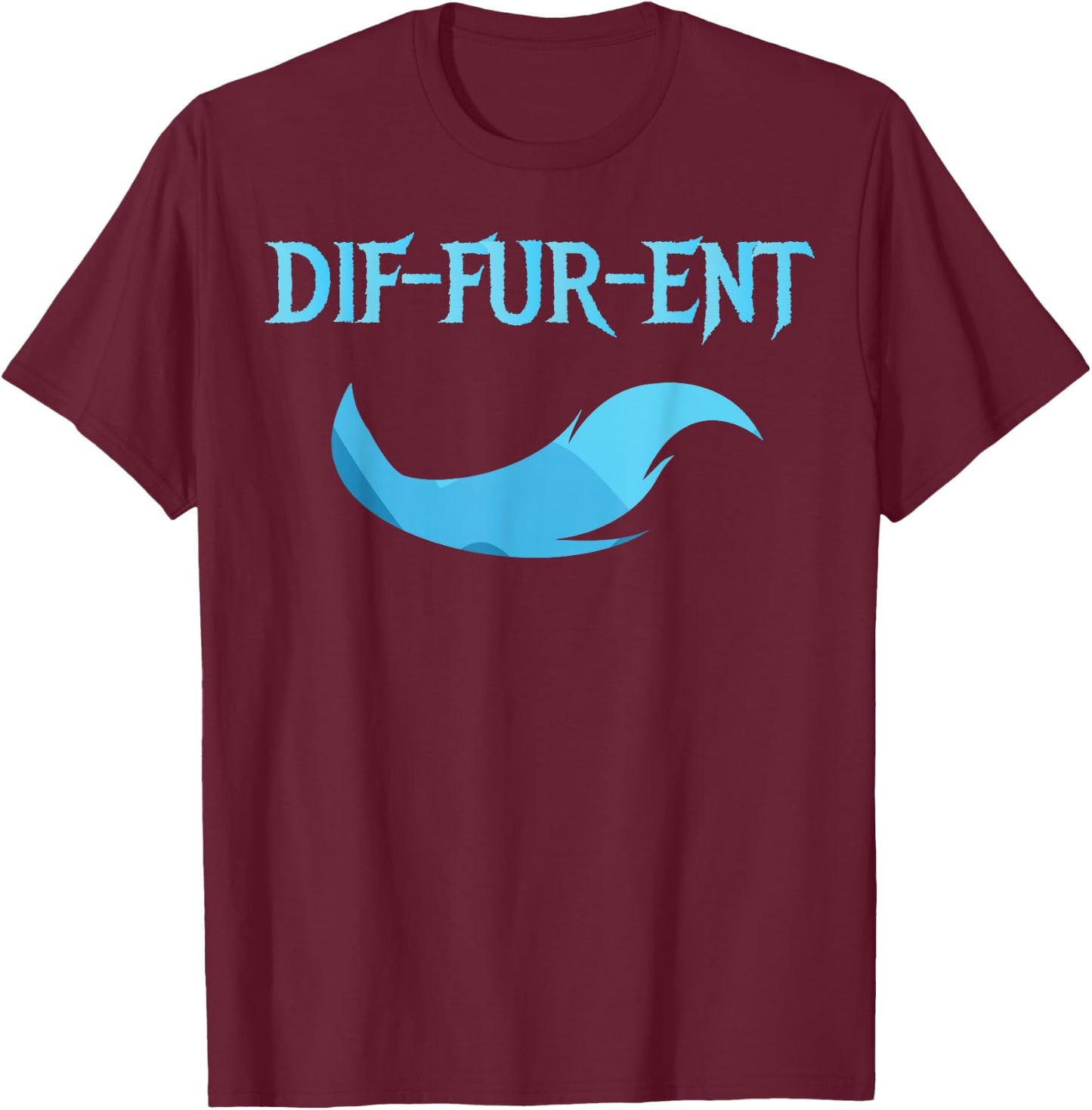 Diffurent Furry Fandom Furries Fan Designs Men Women Kids T-Shirt - T-Shirt | Maroon