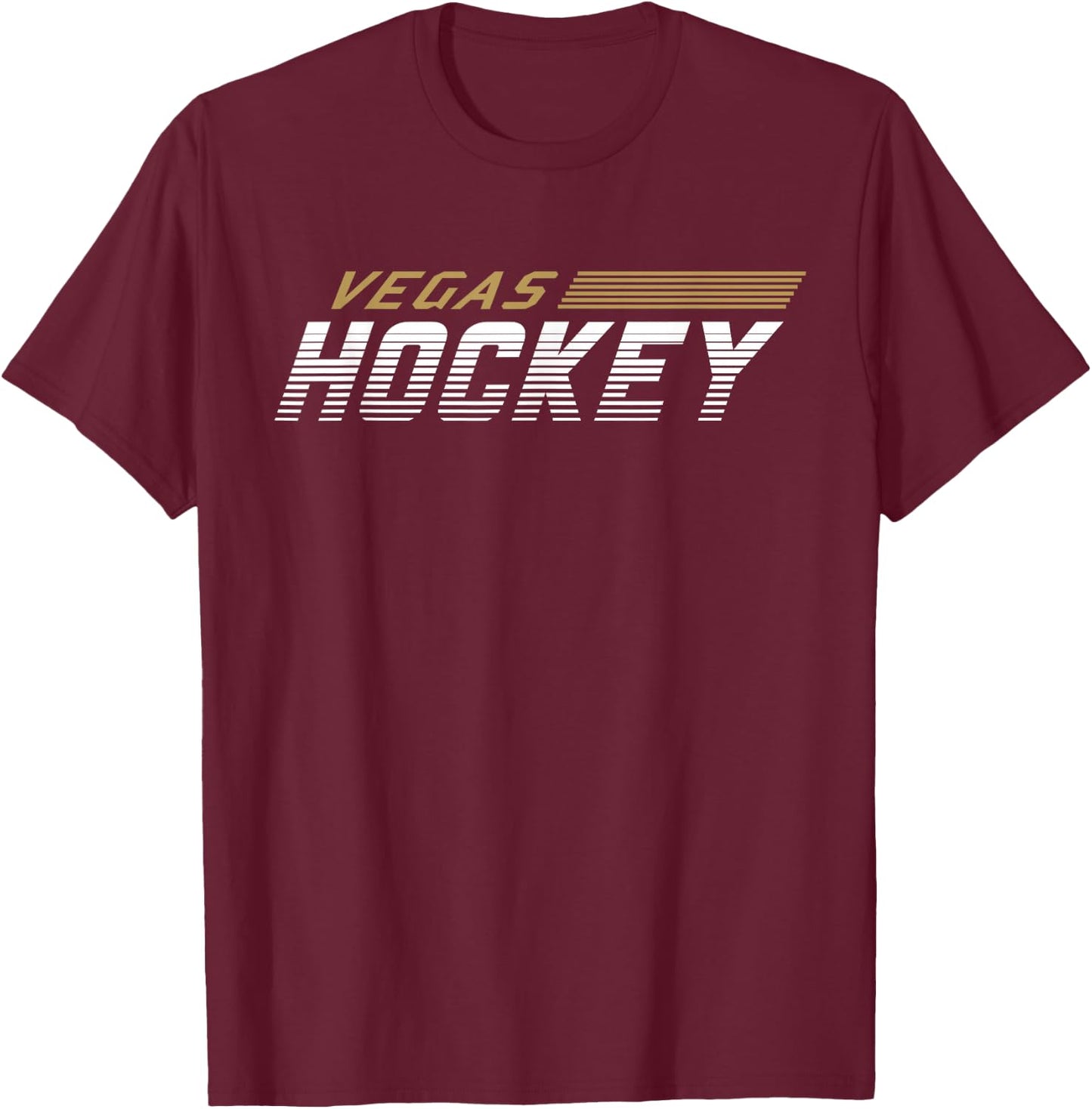 Vegas Hockey | Blades of Steel Gameday Fan Gear T-Shirt - T-Shirt | Maroon