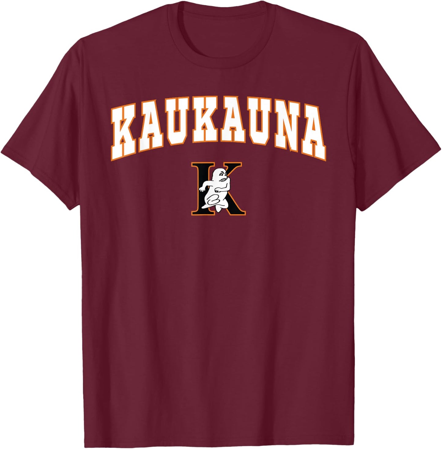 Kaukauna High School Galloping Ghosts T-Shirt - T-Shirt | Maroon