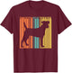 Vintage Smooth Fox Terrier dog Women Kids T-Shirt - T-Shirt | Maroon