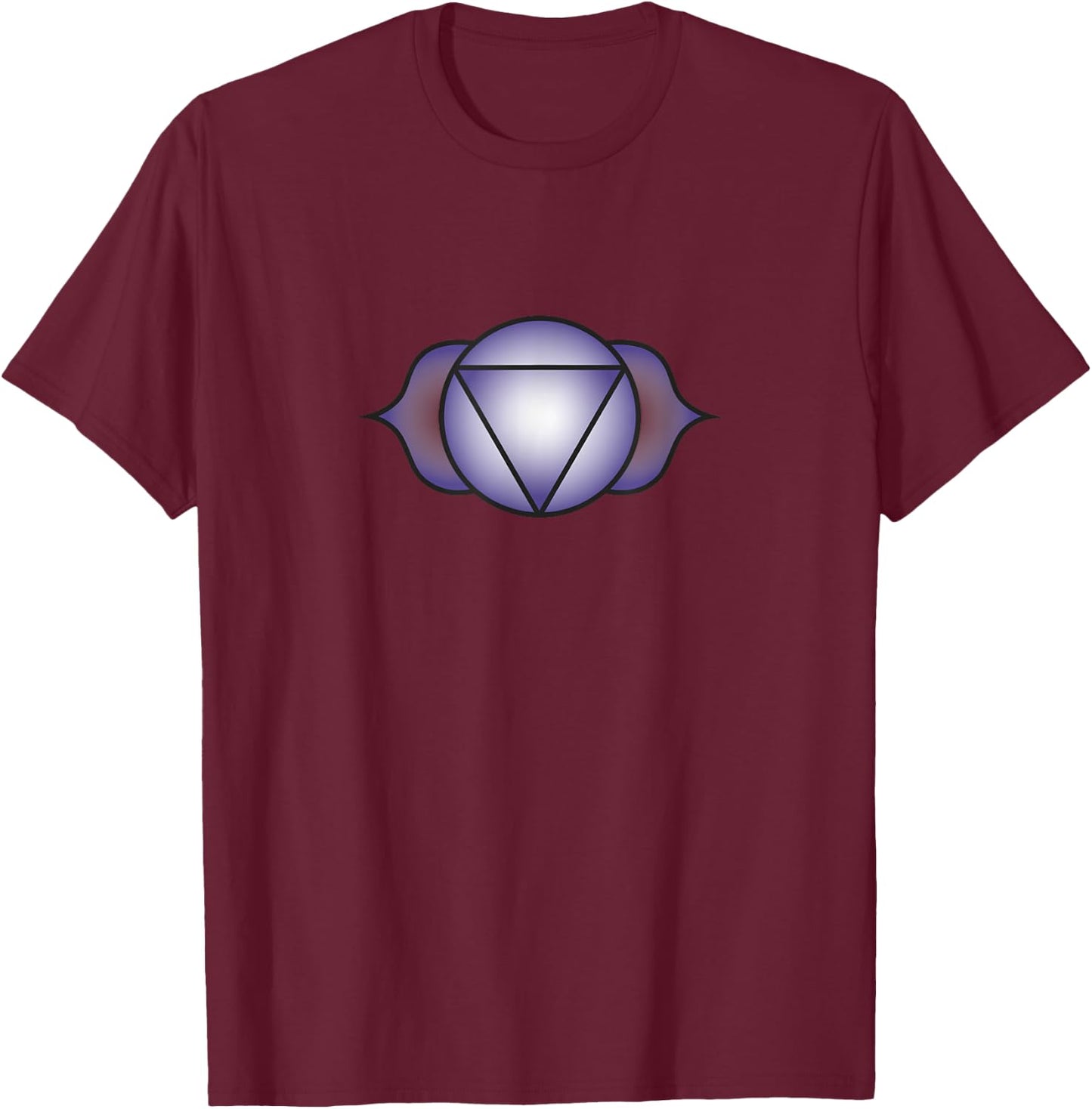 Ajna Third Eye Chakra T-Shirt - T-Shirt | Maroon