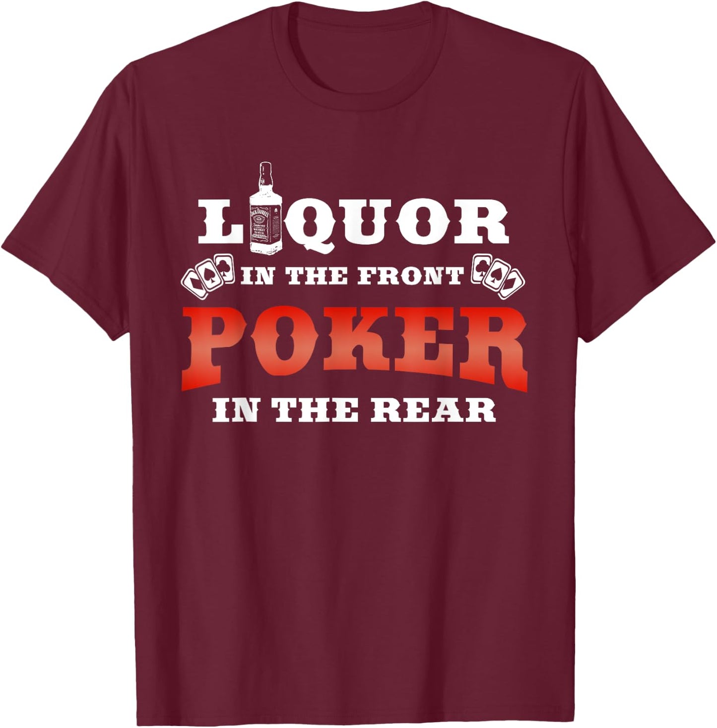 Brandy in the first row poker in the second row | Hum T-Shirt - T-Shirt | Maroon