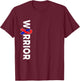 CHD Awareness Ribbon Warrior Congenital Heart Defect T-Shirt - T-Shirt | Maroon