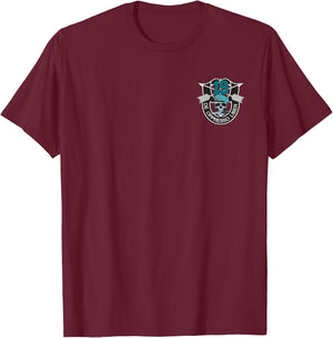 19th Special Forces Group (19th SFG) - De Oppresso Liber T-Shirt - T-Shirt | Maroon