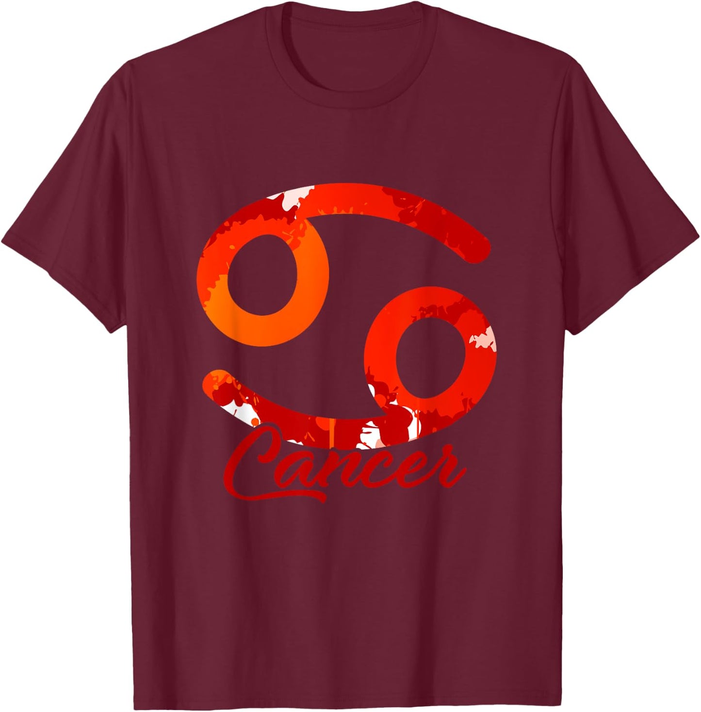 Astrological Sign Gift Symbol Zodiac Sign Cancer T-Shirt - T-Shirt | Maroon