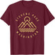 Stevens Pass Mountains Washington Hiking Outdoors Minimal T-Shirt - T-Shirt | Maroon