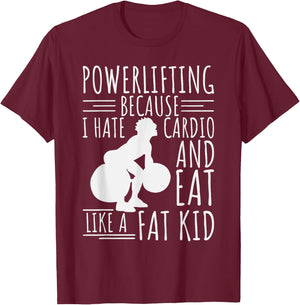 Funny Powerlifting & Weightlifting Apperal Lifters T-Shirt - T-Shirt | Maroon