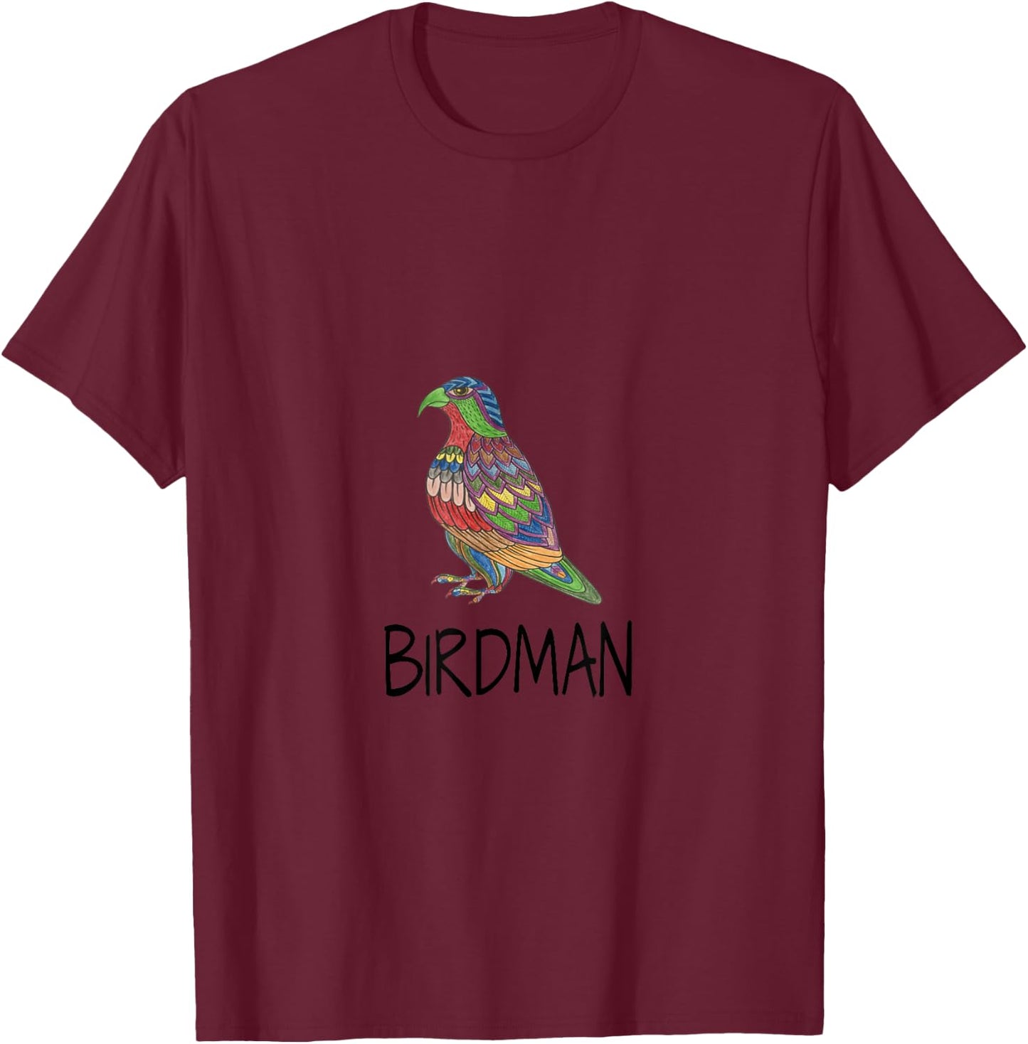 Birdman Funny Colour Pet Creative Design Sweet Springbreak T-Shirt - T-Shirt | Maroon