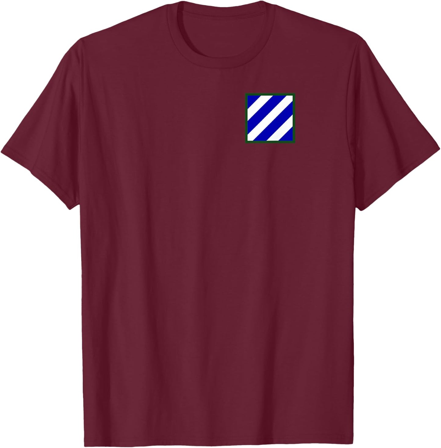 3rd Infantry Division (ID) Patch T-Shirt - T-Shirt | Maroon