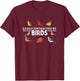 Easily Distracted By Birds Funny Bird Watching T-Shirt - T-Shirt | Maroon