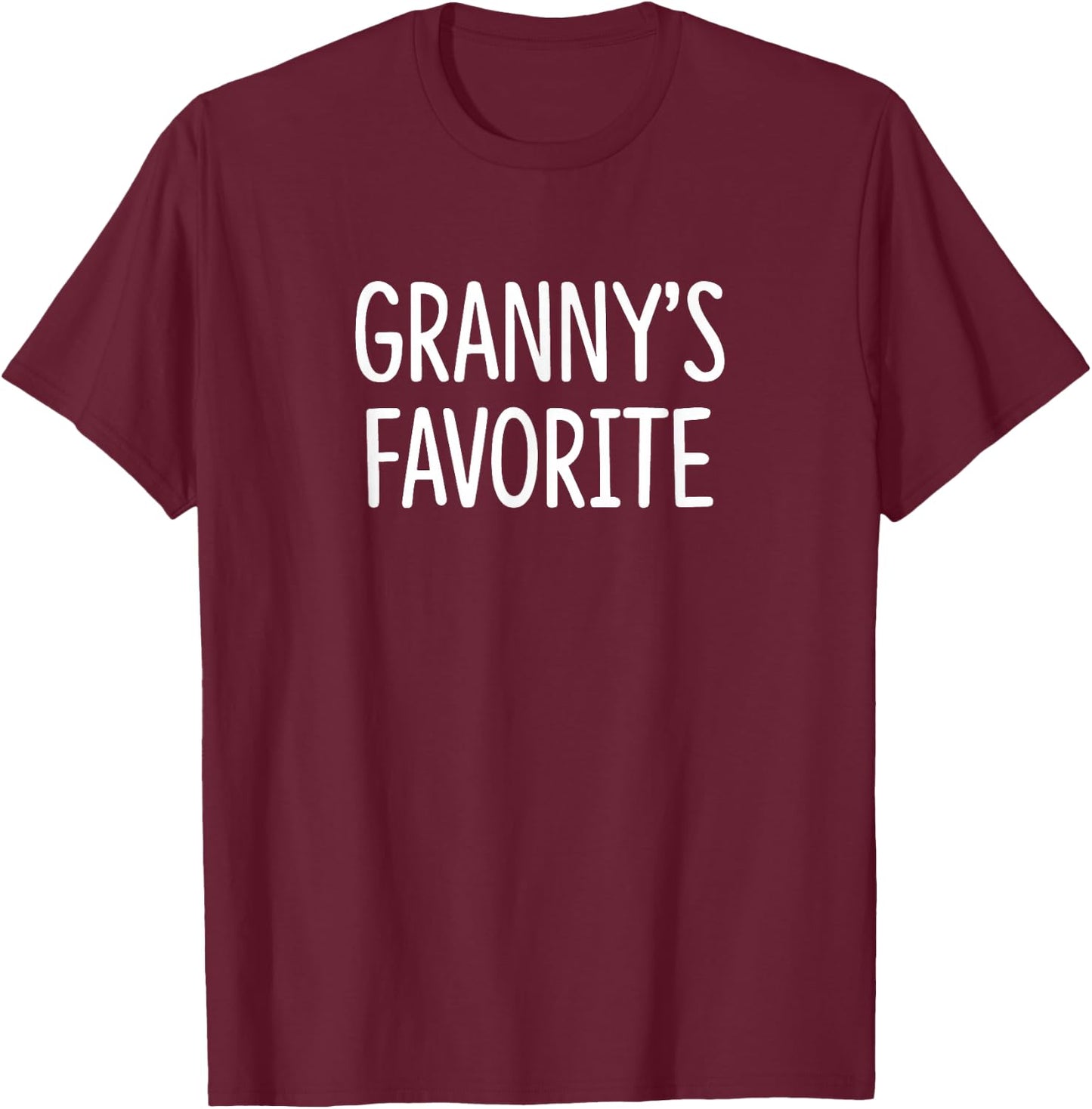 Granny's Favorite T-Shirt - T-Shirt | Maroon