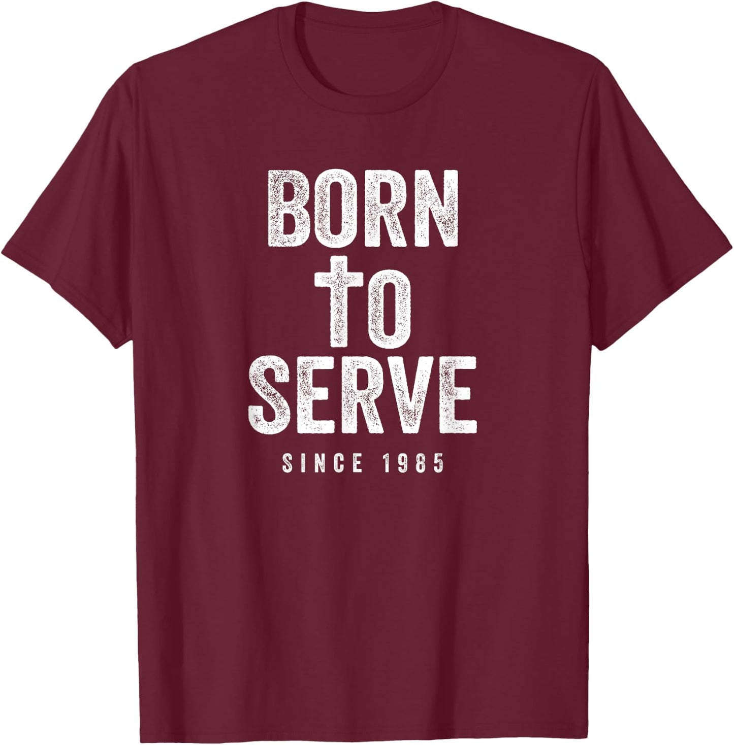 40 Year Old Christian Jesus and God 1985 40th Birthday T-Shirt - T-Shirt | Maroon